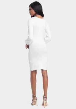 JUMP Keyhole Sweater Dress Clothing