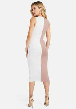 JUMP Colorblock Hardware Detail Dress Clothing