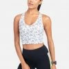 ONE STEP UP BOL Bebe Bandana Print Sport Bra Logo