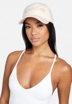 ASTOR Bebe Crystal Logo Ball Cap