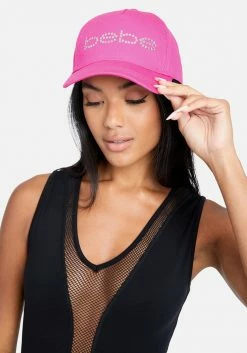 ASTOR Bebe Crystal Logo Ball Cap Festival Season