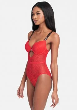 PPI Bebe Lace Push Up Bodysuit