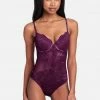 PPI Tag Free Pushup Lace Bodysuit