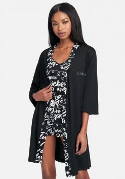 PPI 3 Piece Script Short & Robe Set Logo