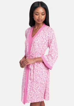 PPI 3 Piece Tossed Logo Short & Robe Set