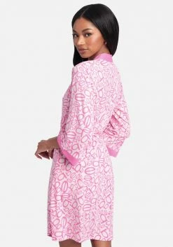 PPI 3 Piece Tossed Logo Short & Robe Set