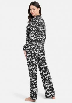 PPI Logo Notch Collar Pant Set