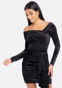 TC Velour Off Shoulder Bodysuit Best Sellers