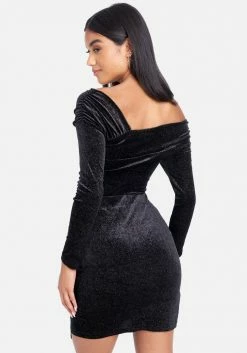 TC Velour Off Shoulder Bodysuit Best Sellers