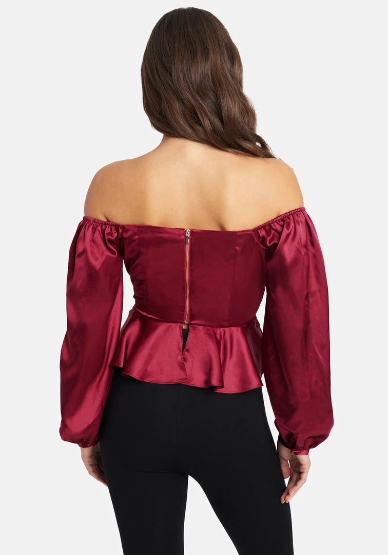 TC Asymmetrical Peplum Hammered Satin Blouse Best Sellers 4 TC Asymmetrical Peplum Hammered Satin Blouse Best Sellers