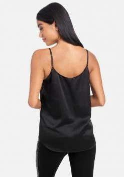 TC Mesh Detail Satin Cami