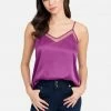 TC Mesh Detail Satin Cami