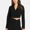 Tuxedo Cropped Stretch Twill Jacket