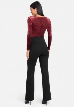 TC Sale Double Side Ring With Tie Wide Leg Pants