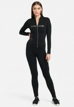 TC Bebe Logo Silver Speckle Print Legging