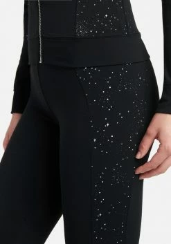 TC Bebe Logo Silver Speckle Print Legging