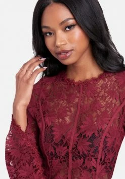 TC Flared Sleeve Lace Top Clothing