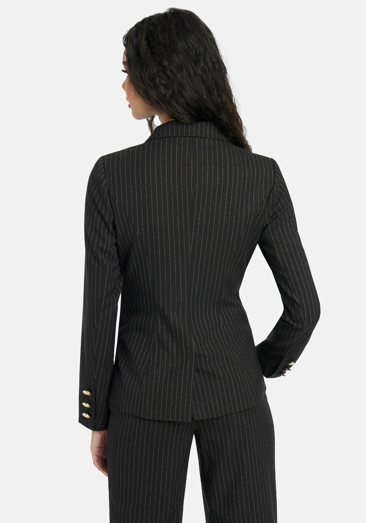 TC Print Shop Asymmetric Front Button Tailored Jacket 3 TC Print Shop Asymmetric Front Button Tailored Jacket