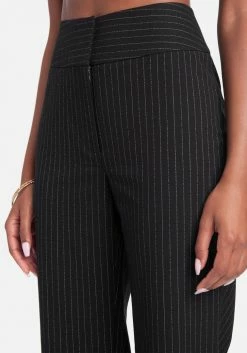 TC Pin Stripe Tailored Straight Leg Pant Print Shop