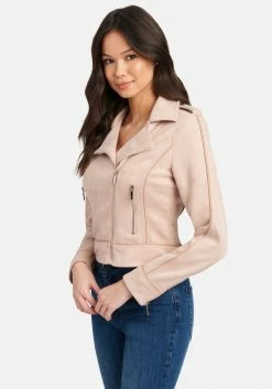 TC Clothing Vegan Suede Moto Jacket