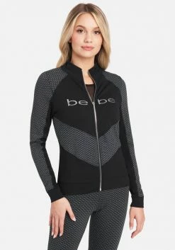 TC Holographic Bebe Logo 2 Tone Jacket