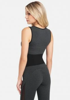 TC Holographic Bebe Logo 2 Tone Top