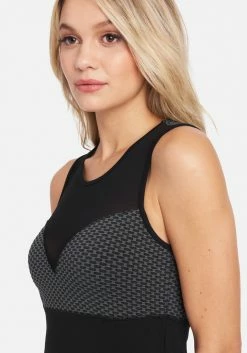 TC Holographic Bebe Logo 2 Tone Top