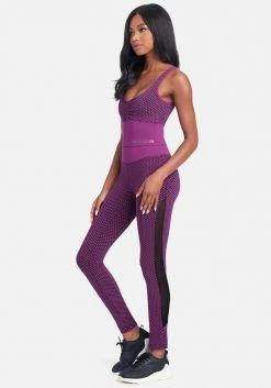 TC Holographic Bebe Logo 2 Tone Top