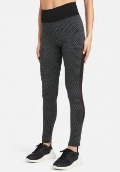 TC Holographic Bebe Logo 2 Tone Legging