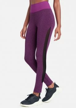 TC Holographic Bebe Logo 2 Tone Legging