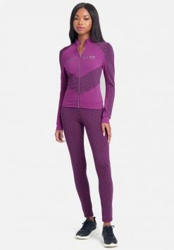 TC Holographic Bebe Logo 2 Tone Legging