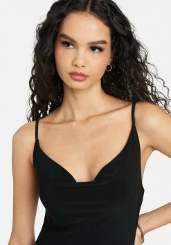 JUMP Slinky Cowl Neck Mini Dress 10 JUMP Slinky Cowl Neck Mini Dress