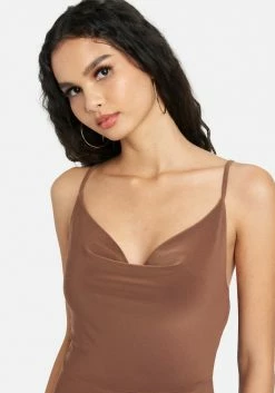 JUMP Slinky Cowl Neck Mini Dress 10 JUMP Slinky Cowl Neck Mini Dress