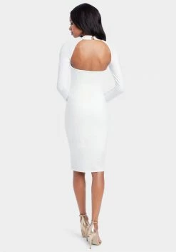 JUMP Bridal Cutout Knit Bodycon Dress