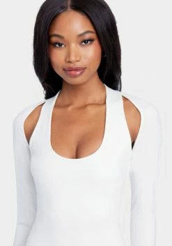 JUMP Bridal Cutout Knit Bodycon Dress