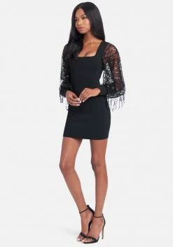 JUMP Best Sellers Puff Sleeve Sweater Dress