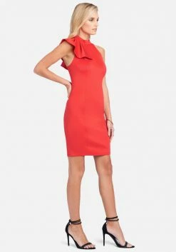 JUMP Drama Ruffle Halter Dress