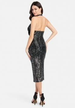 JUMP Best Sellers Sequin Cowl Dress