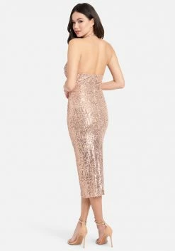 JUMP Best Sellers Sequin Cowl Dress