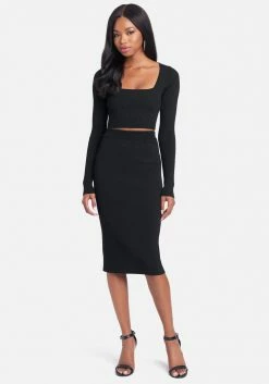 JUMP Long Sleeve Two Piece Sweater Dress