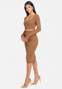 JUMP Clothing Long Sleeve Two Piece Sweater Dress