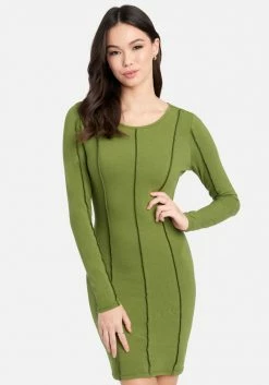 JUMP Seam Detail Bodycon Dress Clothing
