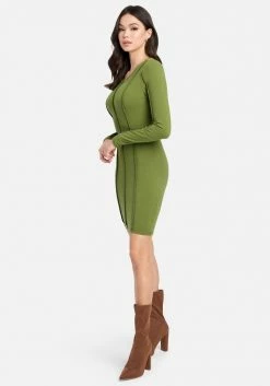 JUMP Seam Detail Bodycon Dress Clothing