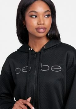 ONE STEP UP BOL Bebe Logo Quilted Jacket 10 ONE STEP UP BOL Bebe Logo Quilted Jacket