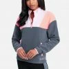 ONE STEP UP BOL Bebe Logo Fleece Color Block Pullover