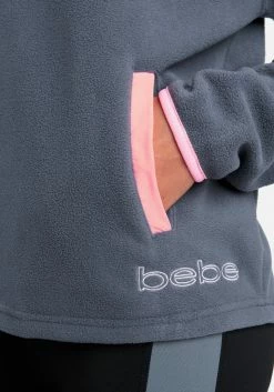 ONE STEP UP BOL Bebe Logo Fleece Color Block Pullover