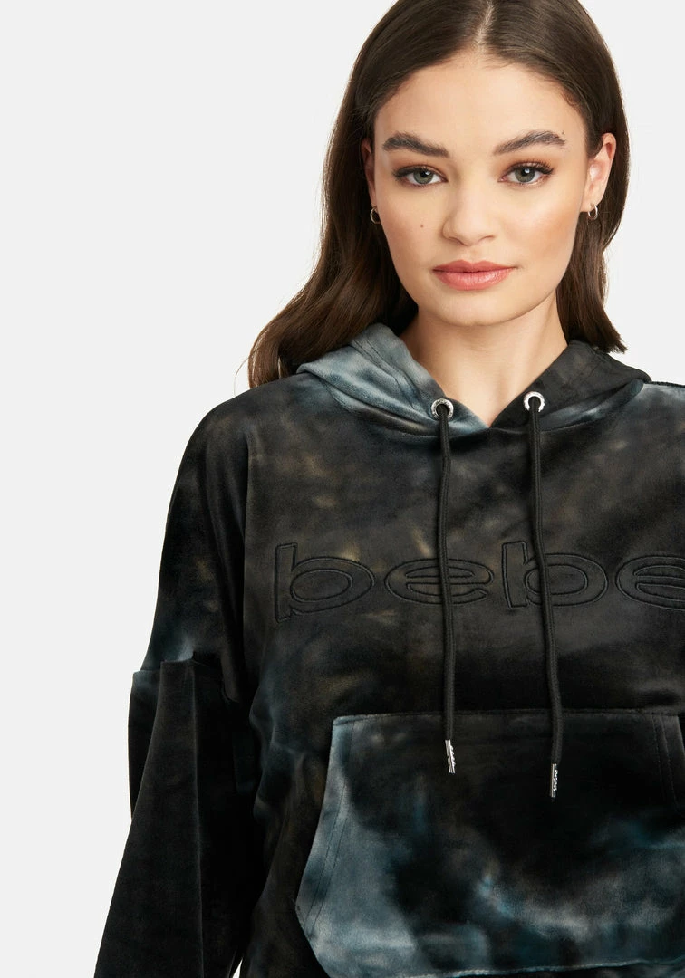 ONE STEP UP BOL Bebe Logo Plush Hoodie 1 ONE STEP UP BOL Bebe Logo Plush Hoodie