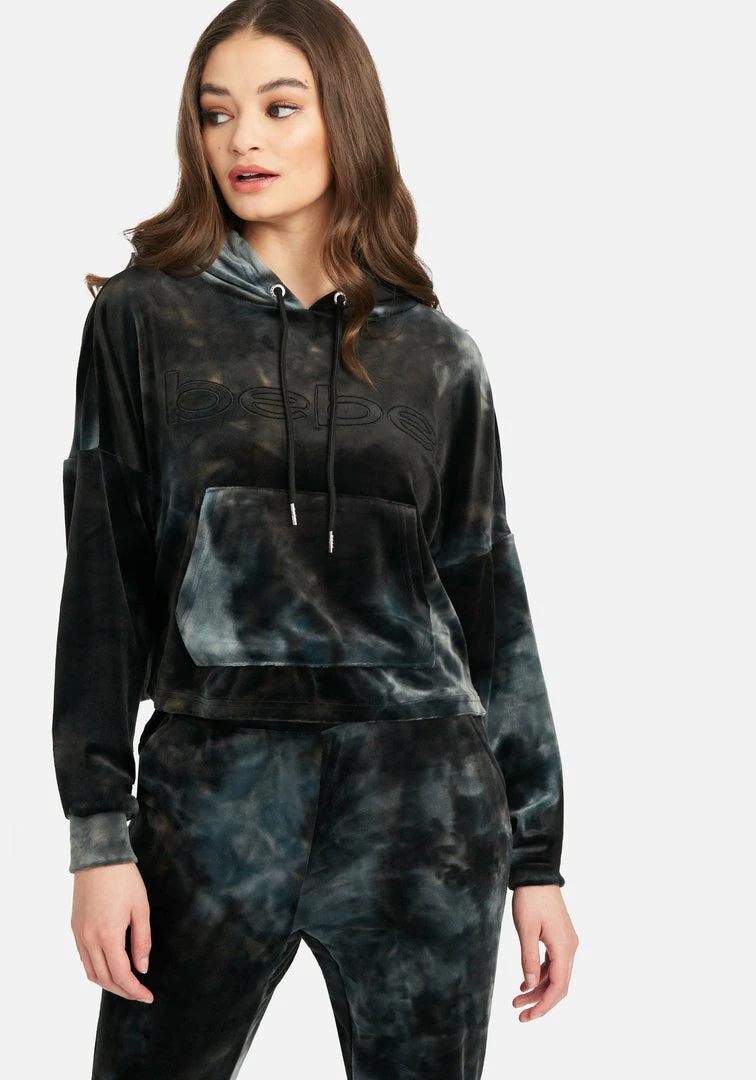 ONE STEP UP BOL Bebe Logo Plush Hoodie 2 ONE STEP UP BOL Bebe Logo Plush Hoodie