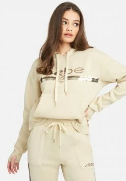 ONE STEP UP BOL Bebe Sport Sequin Stripe Pullover