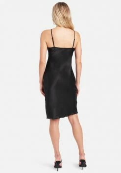 JUMP V-Neck Satin Slip Dress 7 JUMP V-Neck Satin Slip Dress